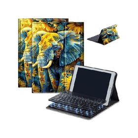 Case for Fire HD 10 ＆ 10 Plus Tablet (13th/11th Generation, 2023/2021 Release) 10.1" with Keyboard, PU Leather Multiple-Angles Keyboard C_並行輸入