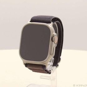 〔中古〕Apple(アップル) Apple Watch Ultra 2 GPS + Cellular 49mm チタニウムケース インディゴアルパインループ〔258-ud〕