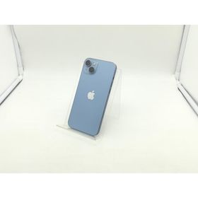 【中古】Apple 楽天モバイル 【SIMフリー】 iPhone 14 Plus 128GB ブルー MQ4H3J/A【福岡筑紫】保証期間１ヶ月【ランクB】