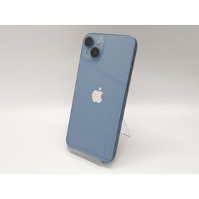 【中古】Apple 国内版 【SIMフリー】 iPhone 14 Plus 128GB ブルー MQ4H3J/A【博多】保証期間１ヶ月【ランクB】