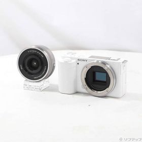 〔中古〕SONY(ソニー) VLOGCAM ZV-E10L パワーズームレンズキット ホワイト〔258-ud〕