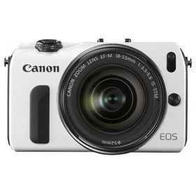 Canon ミラーレス一眼カメラ EOS M レンズキット EF-M18-55mm F3.5-5.6 IS STM付属 ホワイト EOSMWH-18-