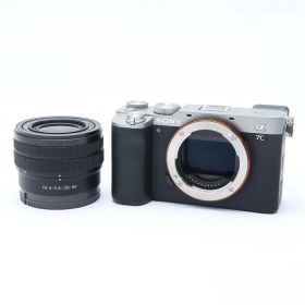 【中古】 《良品》 SONY α7C ズームレンズキット ILCE-7CL シルバー 【SDスロットホットシューバネ部品交換/各部点検済】 [ デジタルカメラ ]