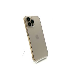 アップル(Apple)の【全額返金保証】【最速発送】Apple iPhone iPhone 13 Pro Max 256GB ゴールド au 動作確認済(スマートフォン本体)