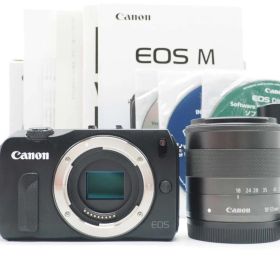 キャノン Canon EOS M Digital Camera Black 18-55mm Lens 元箱 [新品同様] #Z5960A