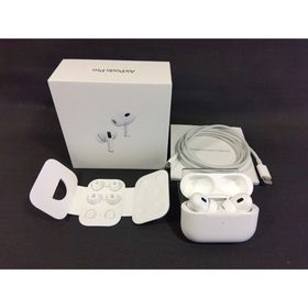 アップル(Apple)の26g-195k【中古】Apple アップル AirPods Pro 第2世代 MQD83J/A ワイヤレスイヤホン カナル型 ノイズキャンセリング(ヘッドフォン/イヤフォン)