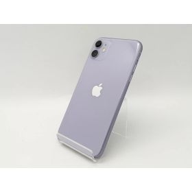 【中古】Apple SoftBank 【SIMロック解除済み】 iPhone 11 64GB パープル MWLX2J/A【広島本通】保証期間1ヶ月【ランクC】