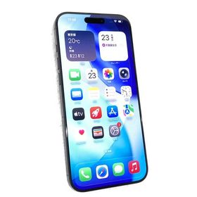 中古 Apple iPhone16 Pro Max 512GB ブラックチタニウム MYWL3J／A SIMフリー