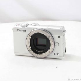 〔中古〕Canon(キヤノン) ミラーレス一眼カメラ EOS M100 ボディ ホワイト〔371-ud〕