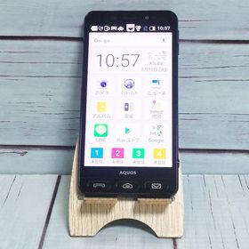 softbank SHARP シンプルスマホ3 509SH ブラック 本体 白ロム SIMロック解除済み SIMフリー 美品 A088322