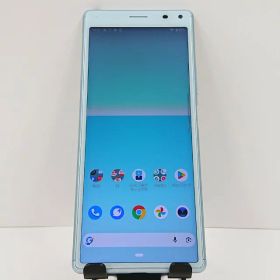 Xperia 8 SOV42 au ブルー 送料無料 本体 c17487 【中古】