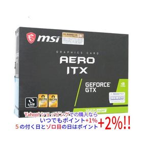 【中古】MSI製グラボ GeForce GTX 1660 SUPER AERO ITX PCIExp 6GB 元箱あり