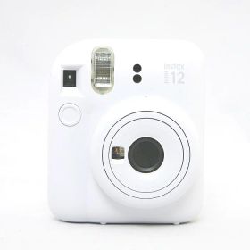 【中古】 (フジフイルム) FUJIFILM INSTAX MINI 12 チエキ クレイホワイト【中古カメラ フィルムカメラ】 ランク：AB