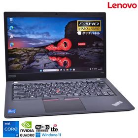 LTE タッチパネル Lenovo ThinkPad P14s Gen2 Core i7 1165G7 NVIDIA T500 メモリ16G M.2SSD512G Wi-Fi6 モバイルワークステーション