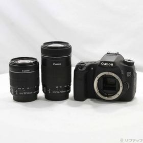 〔中古〕Canon(キヤノン) EOS 70D(W) ダブルズームキット (2020万画素／SDXC)〔297-ud〕