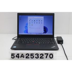ノートパソコン Lenovo ThinkPad L380 Core i5 8250U 1.6GHz/8GB/256GB(SSD)/13.3W/FWXGA(1366x768)/Win11