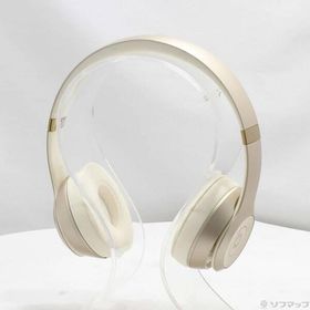 〔中古〕Beats by Dr. Dre 〔展示品〕 Beats Solo4 メタリックゴールド MDWH4PA／A〔344-ud〕