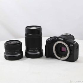 〔中古〕Canon(キヤノン) EOS R50 ダブルズームキット ブラック〔262-ud〕