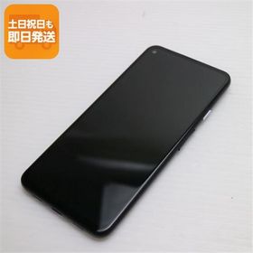 超美品 SIMフリー Google Pixel 4a (5G) ブラック 即日発送 スマホ 白ロム Google あすつく 土日祝発送OK