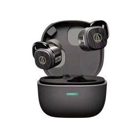 オーディオテクニカ ATH-SQ1TW2 GY ワイヤレスイヤホン Bluetooth マキアート模様 最大20時間再生 マルチポイント対応 小型軽量 アプリ対応 ヒアスルー 低遅延モード 急速充電 Qiワイヤレス充電対応 置き忘れアラート 防水 IP