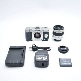 B#10904 PENTAX デジタルミラーレス一眼 Q10 ズームレンズキット [標準ズーム 02 STANDARD ZOOM] シルバー Q10 LENSKIT SILVER 12163