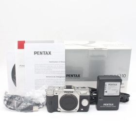 1772ショット！嬉しい元箱(キット)付き・■極上品■ PENTAX Q10 ボディ シルバー