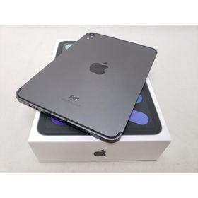 (中古) iPad mini（第6世代/2021） Cellular 256GB スペースグレイ 【国内版 SIMFREE】、SIMフリー