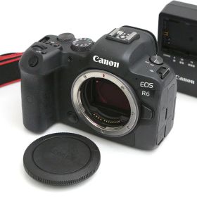 【中古】【美品】キヤノン EOS R6 ボディ CA01-B4827-3V3B CANON キヤノン RFマウント ミラーレス フルサイズ EOS 手ブレ補正 4K対応