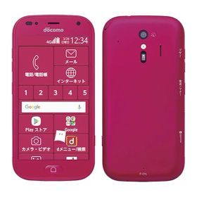 【中古】【安心保証】 docomo F-01L ピンク