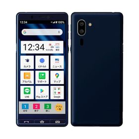 シンプルスマホ5 A001SH[32GB] SoftBank ネイビーブルー【安心…