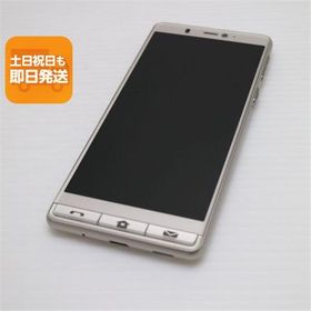 新品同様 シンプルスマホ5 シャンパンゴールド スマホ 白ロム 中古 あすつく 土日祝発送OK