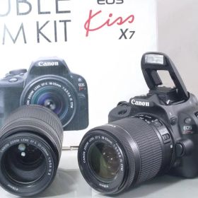 Canon EOS kiss X7 ダブルレンズキット 箱付き