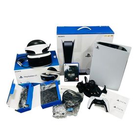 ■SONY PS5 CFI-1100A 825GB 本体 PSVR非通電 Camera バイオハザードVILLAGE付 初期化済 動作確認済2153605
