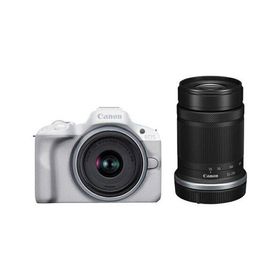 CANON キャノン (キヤノン) EOS R50 (ホワイト〉+RF-S18-45IS STM・RF-S55-210mm F5-7.1 IS STM Wズームキット