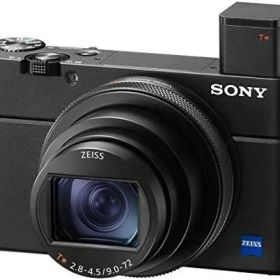 【中古】 ソニー/コンパクトデジタルカメラ/Cyber-shot / RX100VII / ボディ/ブラック / 1.0型積層型CMOSセンサー / 光学ズーム8倍(24-200mm) / 180度チルト可動式液晶モニター / 4K動画記録 / DSC-