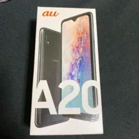 Galaxy A20 ブラック 32 GB au