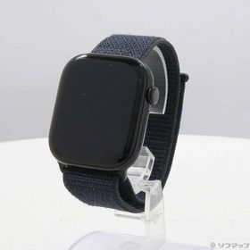〔中古〕Apple(アップル) 〔展示品〕 Apple Watch Series 10 GPS 46mm ジェットブラックアルミニウムケース インクスポーツループ〔352-ud〕