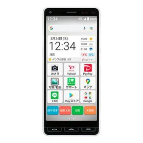 京セラ かんたんスマホ2+ A201KC[32GB] Y!mobile ホワイト【安…