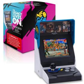 【中古】（新古品） NEOGEO Mini インターナショナル版 ネオジオ ミニ 国際版 NEO GEO Mini アーケード ゲーム機 「ザ・キング・オブ・ファイターズ」「メタルスラッグ」など 40本 SNK名作タイトル収録 3.5インチLCDスクリー / ゲームパッド端子2つ / HDMIをサポー