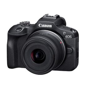 Canon ミラーレス一眼カメラ EOS R100 標準ズームレンズキット(RF-S18-45) ブラック/APS-C/約356g EOSR100-1