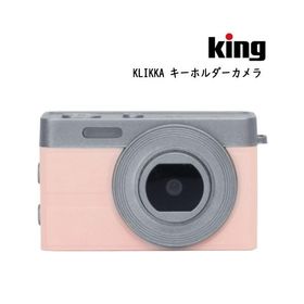 【送料無料】キング キーチェーンカメラ KLIKKA-PK ピンク レトロ型のミニトイカメラ