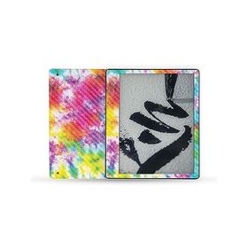MightySkins Carbon Fiber Skin Compatible with Kindle Scribe (2022) Full Wrap - Tie Dye Splatter | Textured Carbon Fiber Finish | Easy to A_並行輸入