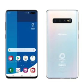 【SIMロック解除済】docomo Galaxy S10+ (Plus) (Olympic Games Edition) SC-05L プリズムホワイト SAMSUNG 当社3ヶ月間保証 中古 イオシス