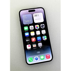 中古 Apple iPhone14 Pro Max 256GB スペースブラック MQ9A3J/A SIMフリー