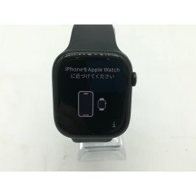 【中古】Apple Apple Watch Series10 46mm GPS ジェットブラックアルミニウムケース/ブラックスポーツバンド (S/M) MWWP3J/A【OSU301】保証期間1ヶ月【ランクB】