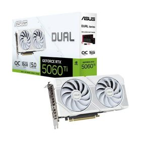 Dual GeForce RTX 5060 Ti 16GB GDDR7 White OC Edition DUAL-RTX5060TI-O16G-WHITE