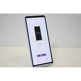 スマートフォン 本体 Xperia 10 V SOG11 SONY au SIMフリー 残債なし 128GB パープル