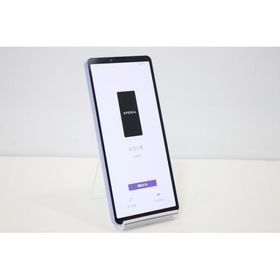 スマートフォン 本体 Xperia 10 V SOG11 SONY au SIMフリー 残債なし 128GB パープル
