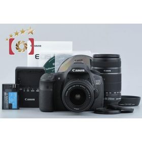 【中古】Canon キヤノン EOS 60D ダブルズームキット シャッター回数僅少