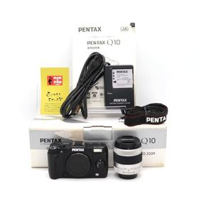 PENTAX デジタルミラーレス一眼 Q10 ズームレンズキット [標準ズーム 02 STANDARD ZOOM] ブラック Q10 LENSKIT BLACK 12129